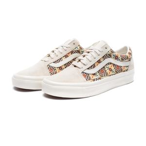 New VANS ANAHEIM FACTORY OLD SKOOL 36 D TILE CHECKERBOARD/ANTIQUE WHITE